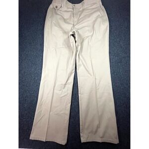 Vintage Towncraft Bootcut‎ Dress Pants Men's 38x32 Beige Cotton Pleated Business
